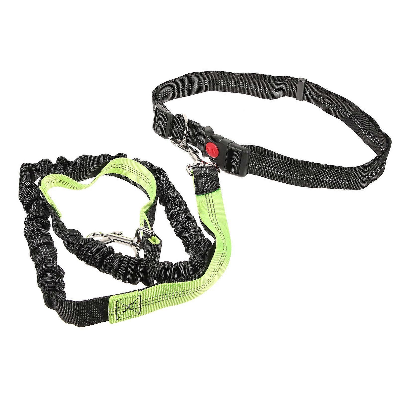 Hands Free Dog Walking Belt with Reflective Stitching for Small Medium Dogs Outdoor Use Polyester