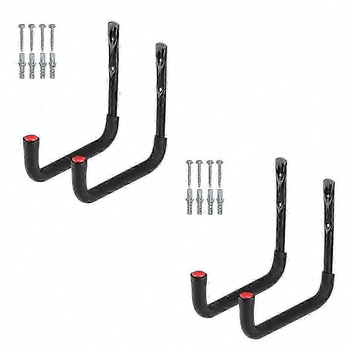 2x ווים לאחסון קיאקים צמודי קיר כבדים לאחסון מוסך קיאק קאנו