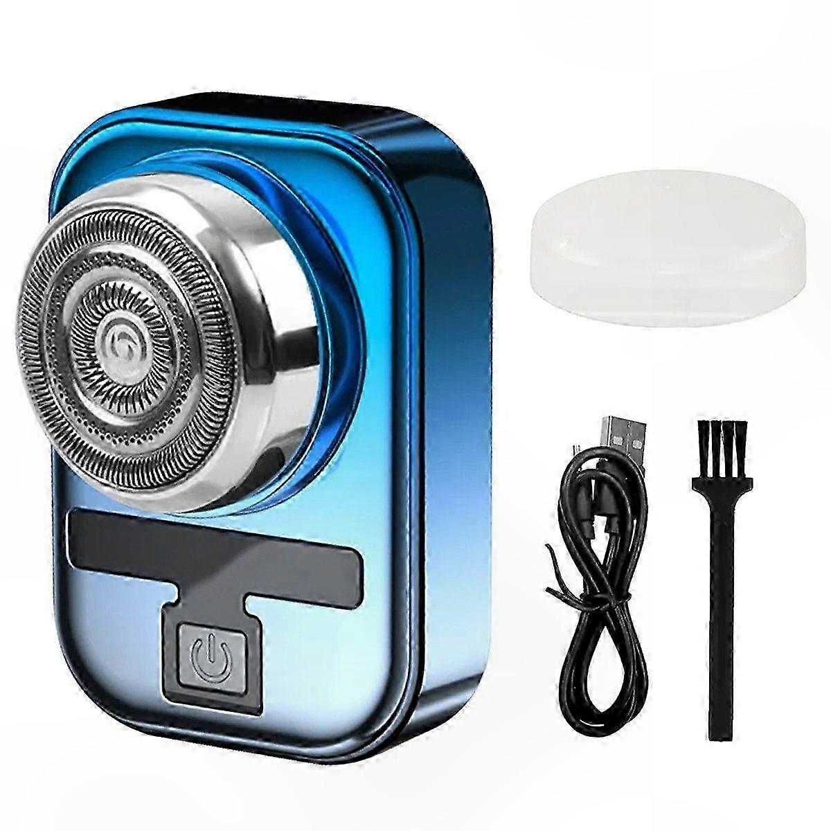 Compact Electric Shaver for Men - Cordless Mini Shaver with Smooth Precision Trim Technology