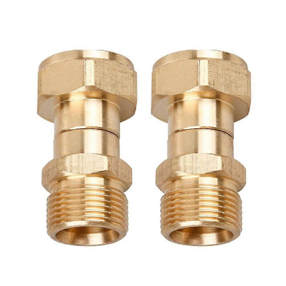 M22 14 mm Pressure Washer Swivel Connection, Swivel Adapter, Screw Connection, Pack Of 2