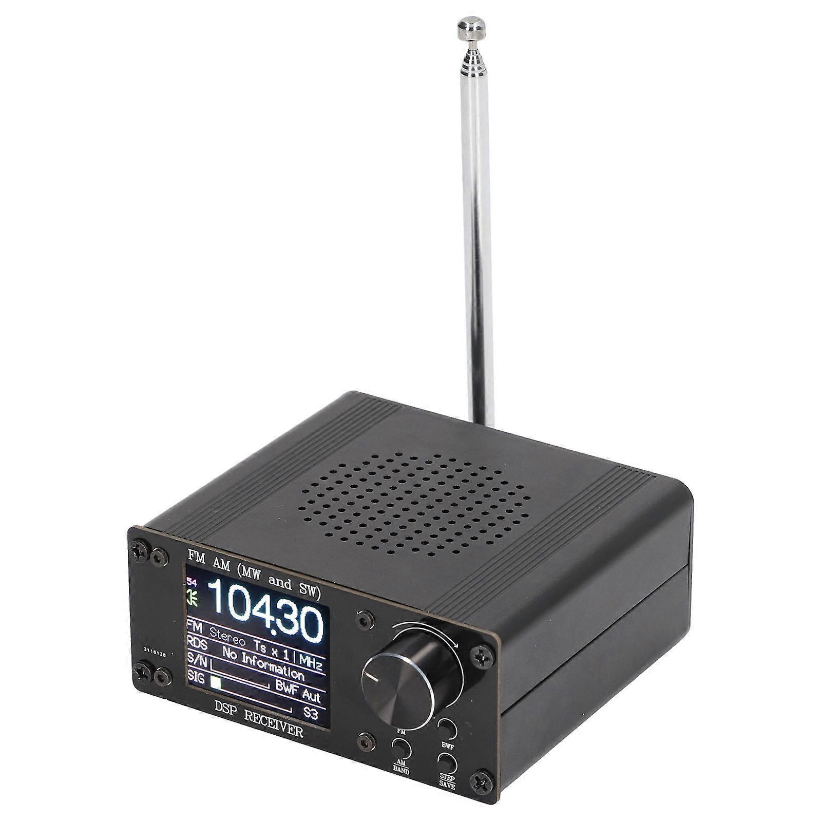 FM AM Receiver 150K to 108MHz High Accuracy Portable Shortwave Receiver with Battery