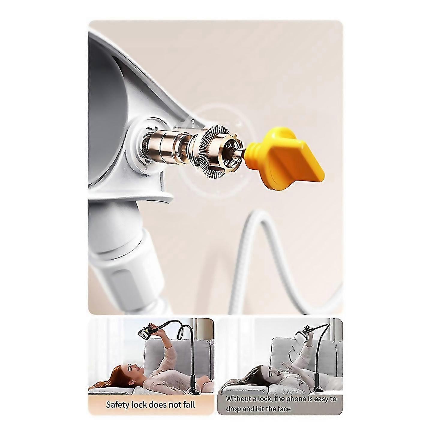 For adjustable bedside desktop universal cell phone bracketa