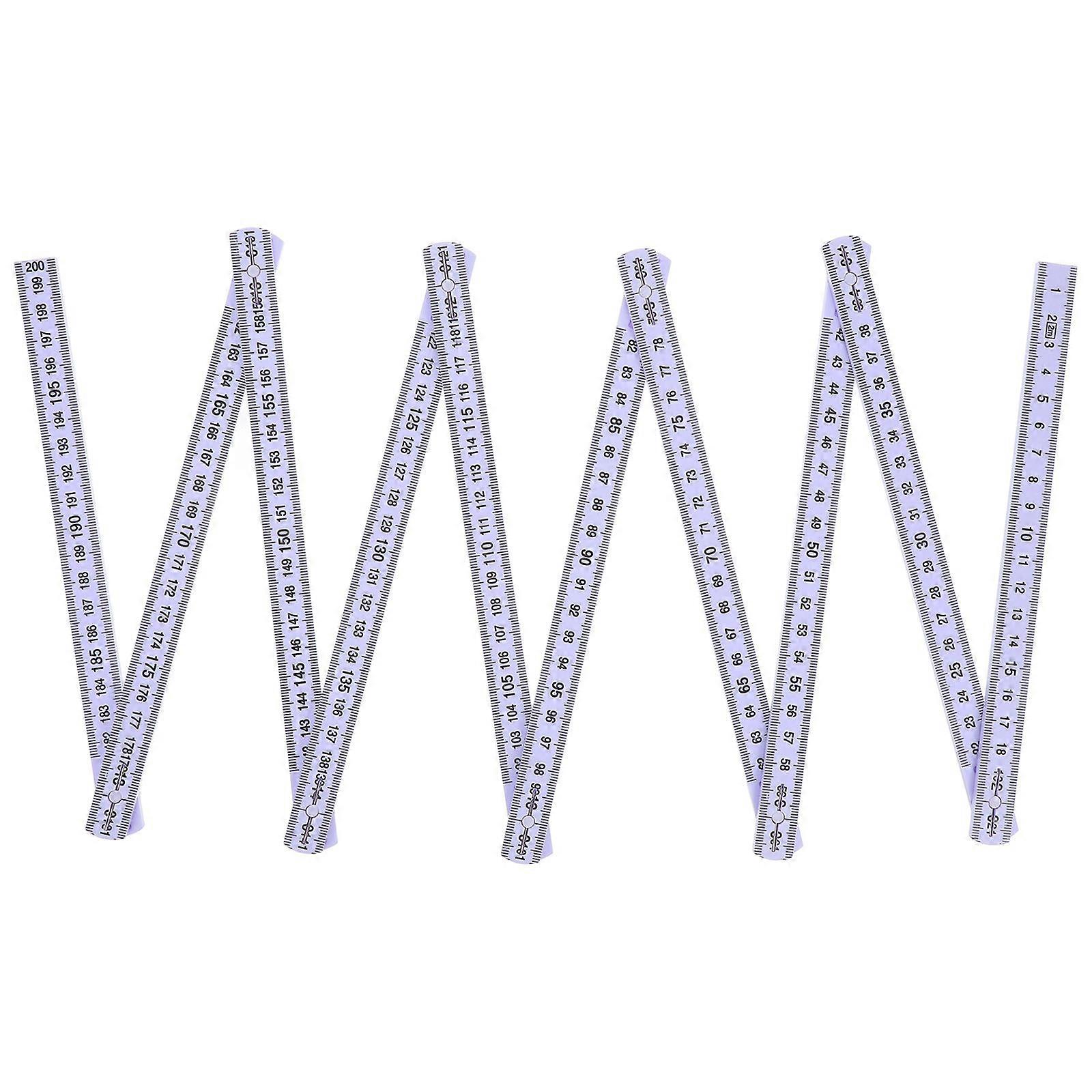 1pc Folding Ruler with Clear Reading Foldable Ruler Professional Measuring Tool