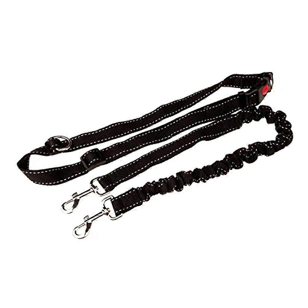 Image showcasing Hands Free Running Dog Lead, Adjustable Waist Belt Perfect for Jogging ...