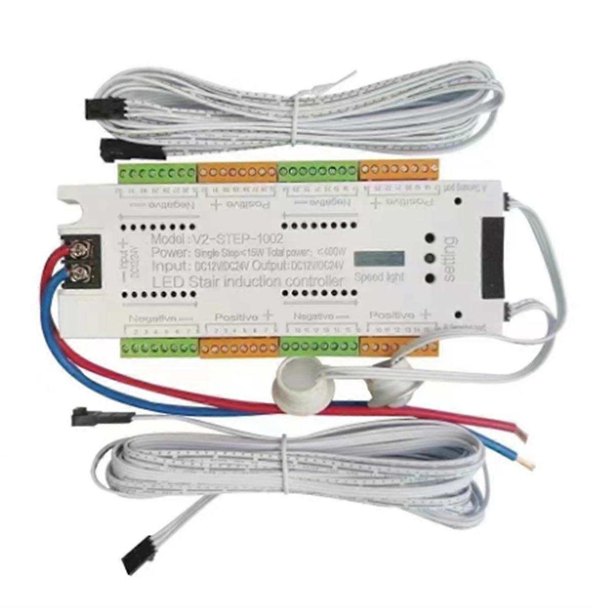 32 kanaler trappbelysning LED rörelsesensor controller kit SZRH G