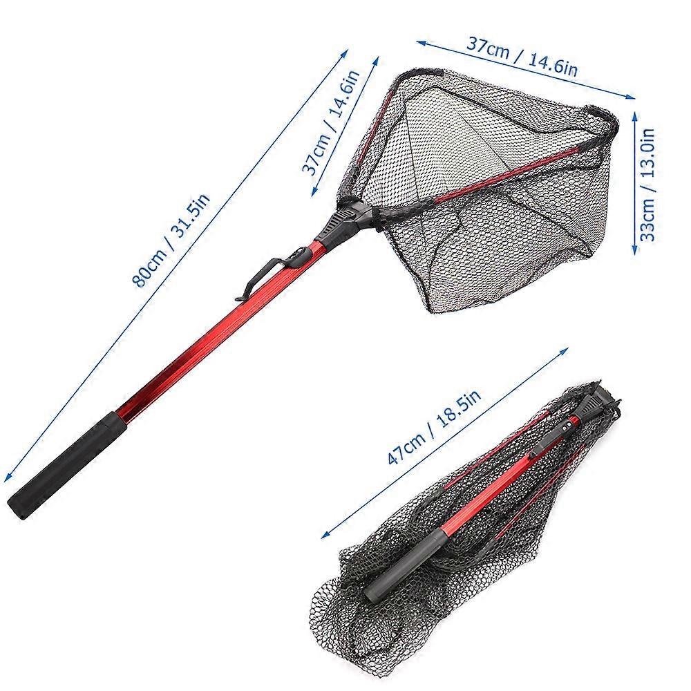 Collapsible Fish Landing Net Fishing Net for Fish Catching or Releasing