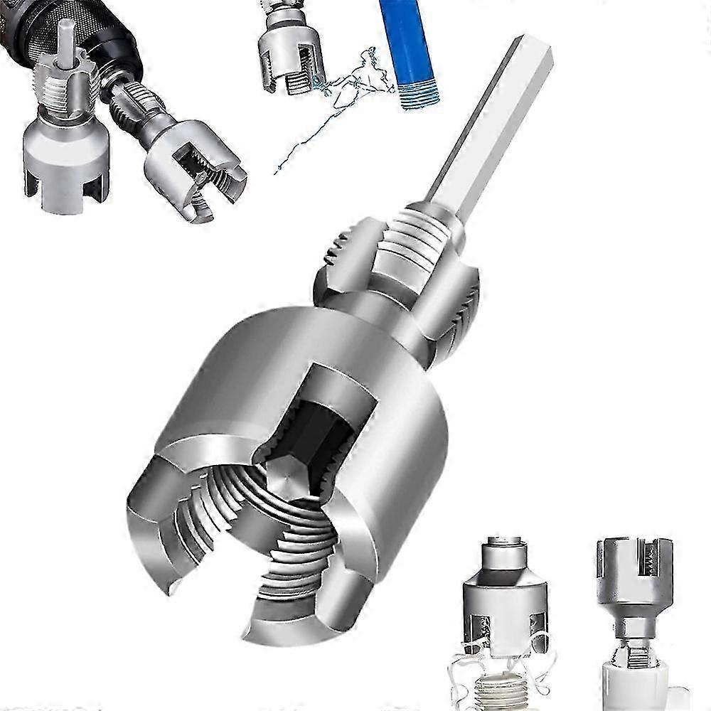 PPR Water Pipe Threading Tool Set with 40CR Alloy Tap Die for 1/2 Inch Internal & External Threads
