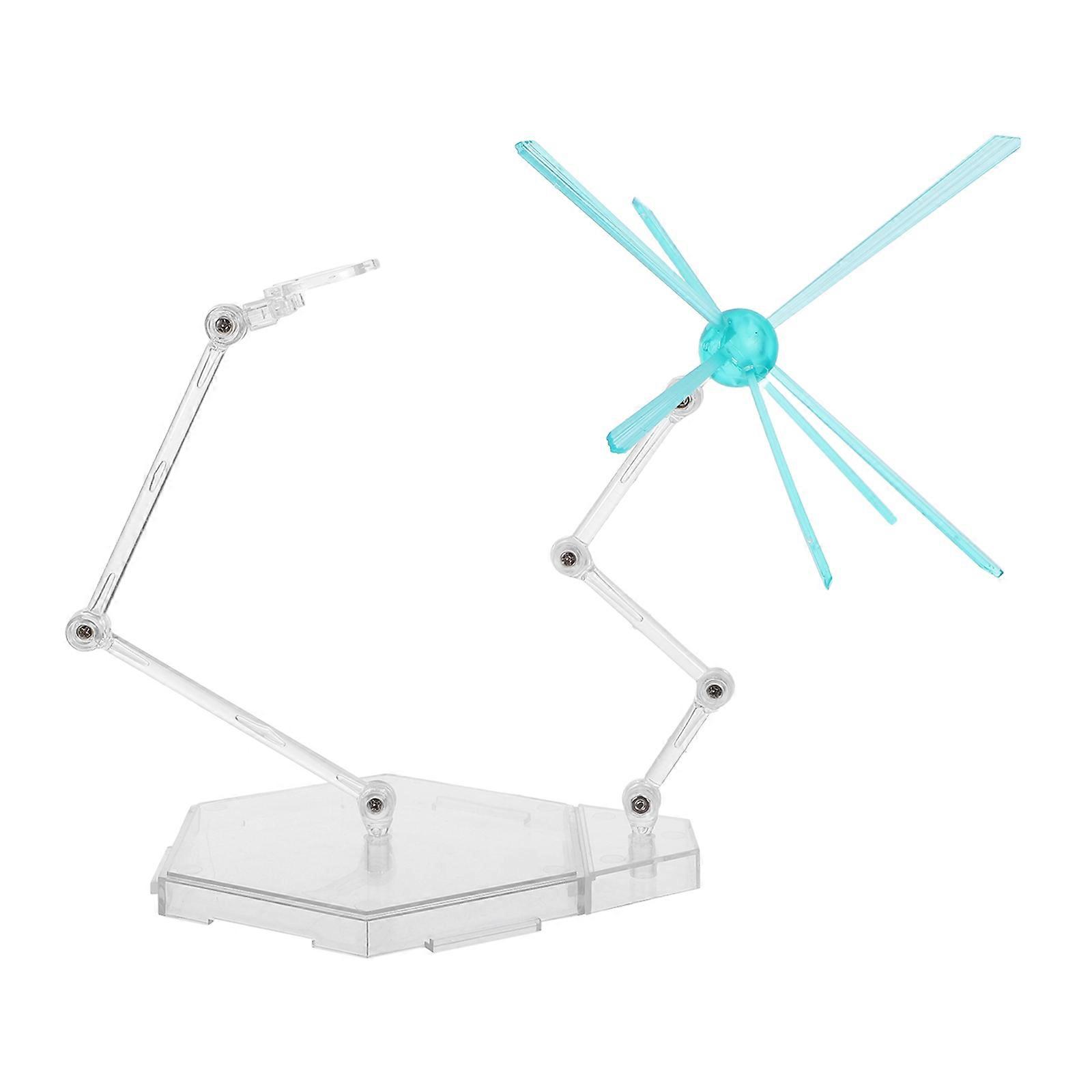 Dynamic Action Figure Display Base Stand for Collectibles – Sturdy, Transparent Design for Easy Assembly, Posing, and DIY Scenes