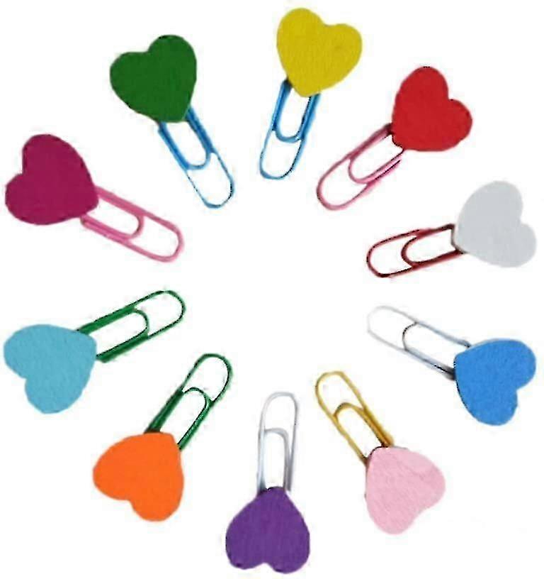 ファッションクリエイティブ素敵なハート型のペーパークリップ