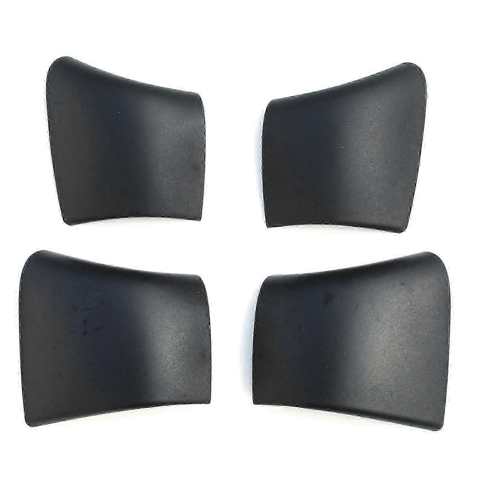 Vervanging 4X Zwarte Dakdrager Cover Rail End Shell voor 2021-2023 Tesla-model