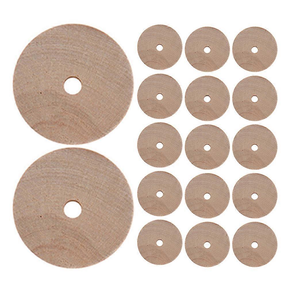 50pcs Unfinished Small Round Wooden Wheels for DIY Model Cars, Creative Building Projects and Replacements