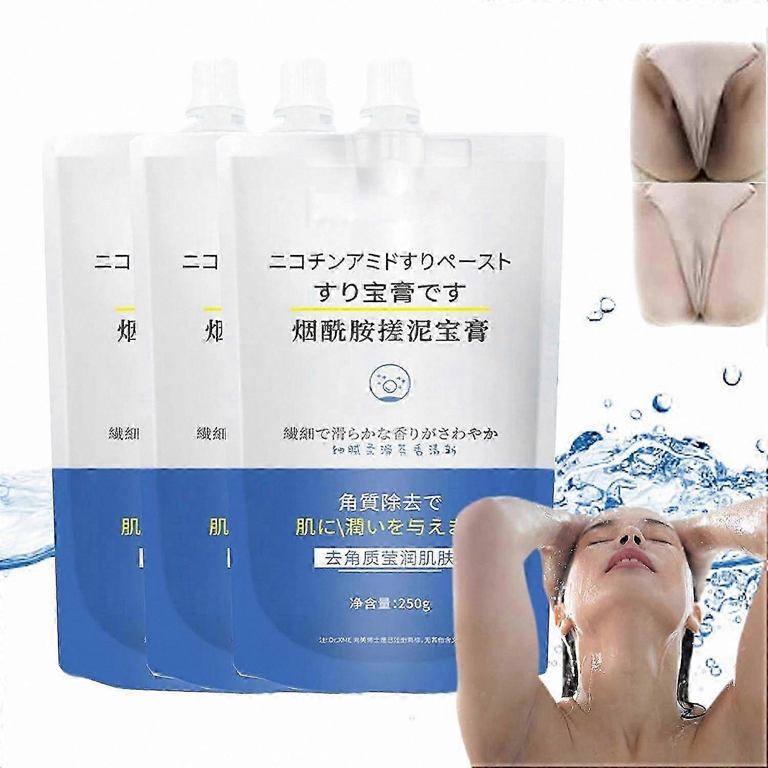 Niacinamide Exfoliating Body Scrub with Clay Cream for Smooth Skin