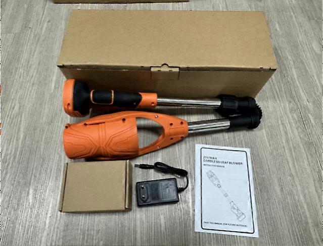 Handheld Leaf Blower Cordless with Battery and Charger Foldable Blower with 29000RPM Motor Speed 63m/s Max Wind Speed 720g Blowing Force Multifunction