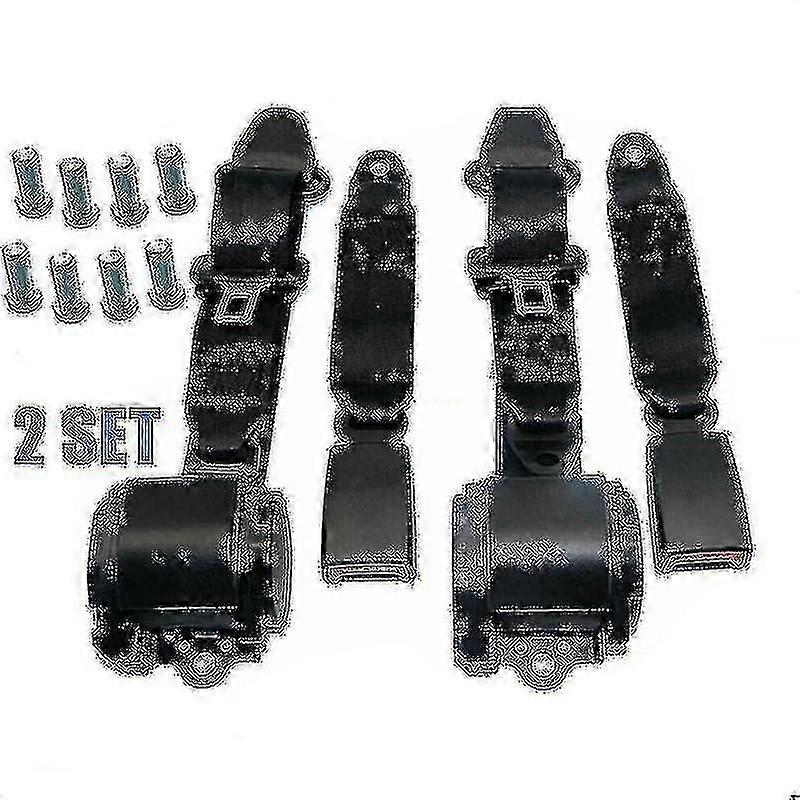 Automatiskt infällbart 3-punkts säkerhetsbälte höftbälte för bil