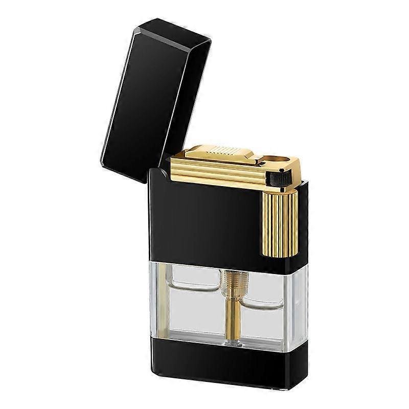 Metal Double Open Fires Inflatable Lighter Versatile Elegant Present Choice Lighter Dad Present