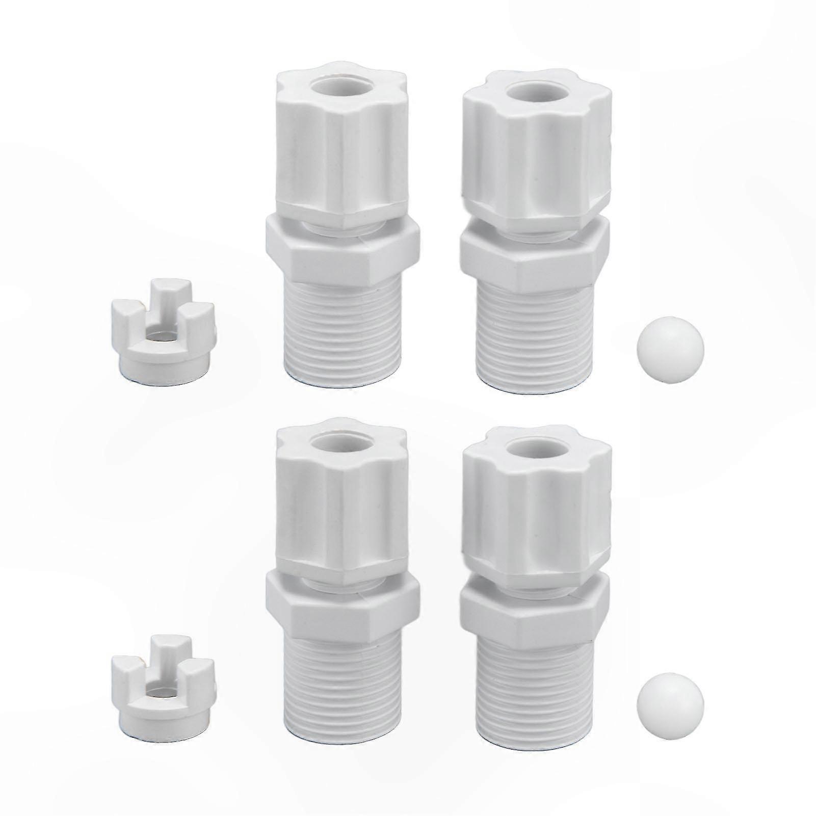 2-Pack Pool Check Valve Replacement Kit, Durable ABS Construction, Easy Installation, Full Component Set
