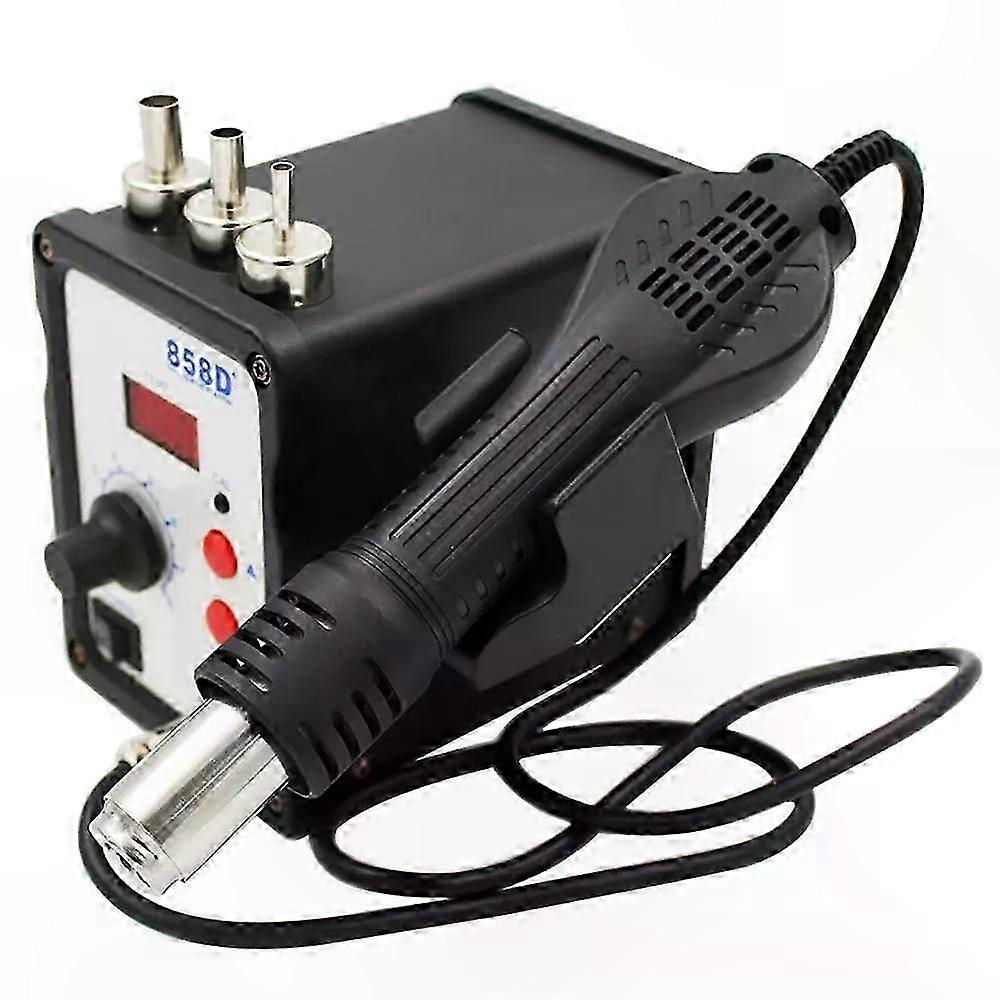 Digital Display Hot Air Rework Station 700W SMD BGA Soldering Tool Adjustable Heat Temperature LED Desoldering Gun Kit