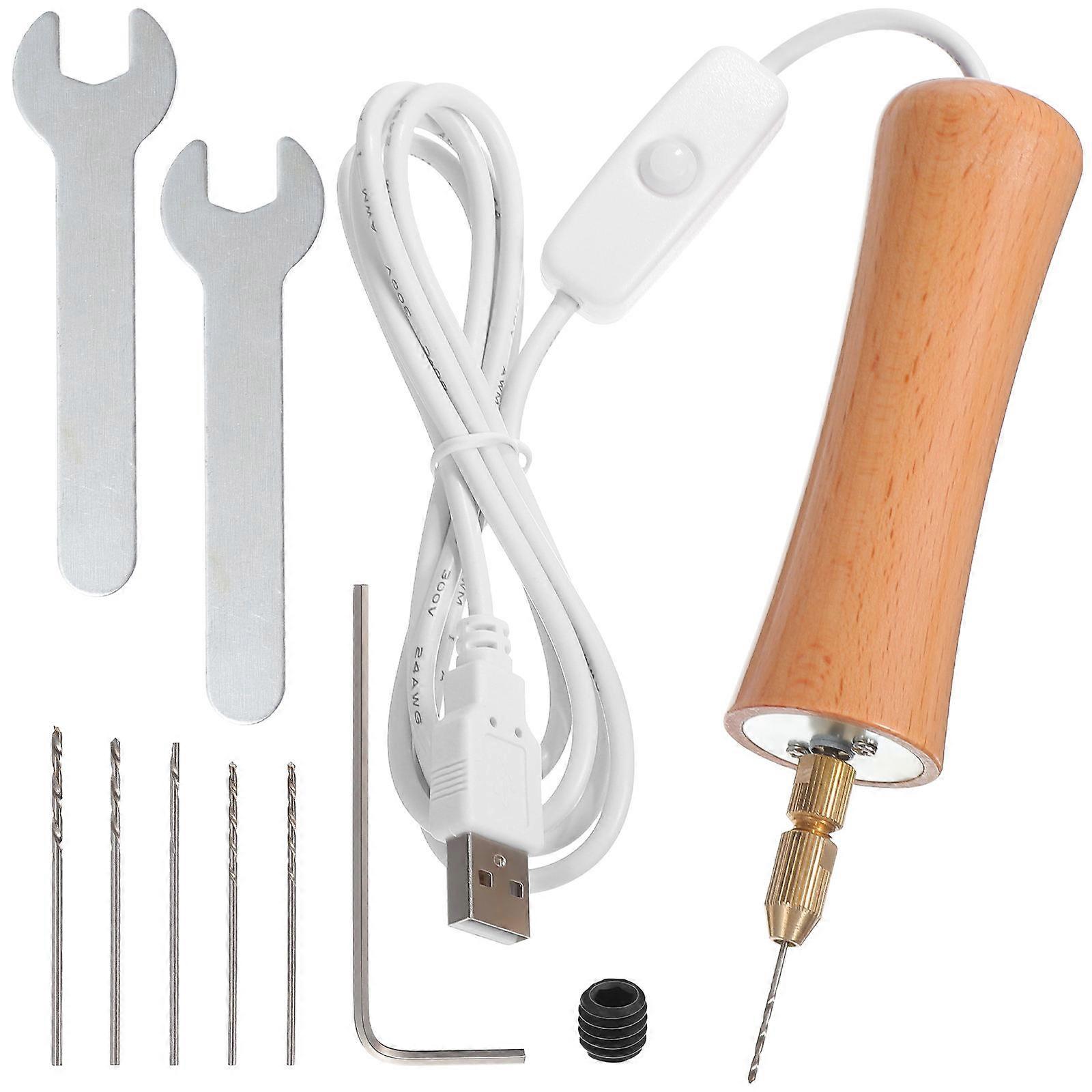 Electric Resin Drill Set for Jewelry Crafts Making with Precise Drilling and Multifunctional Design 1 Set