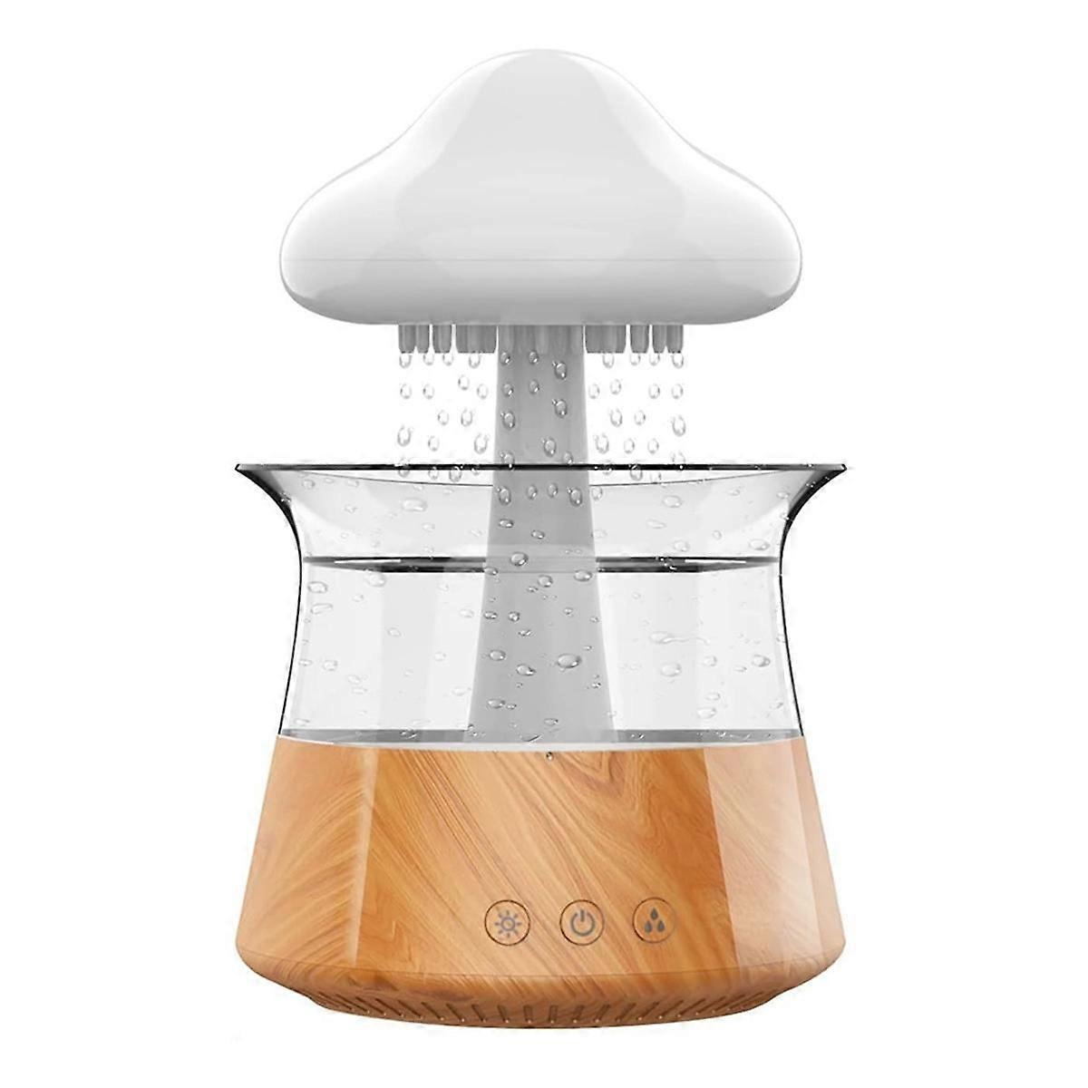 Cloud Rain Humidifiers for Bedroom & Home Office - Essential Oil Diffuser with 7 Colors LED Lights