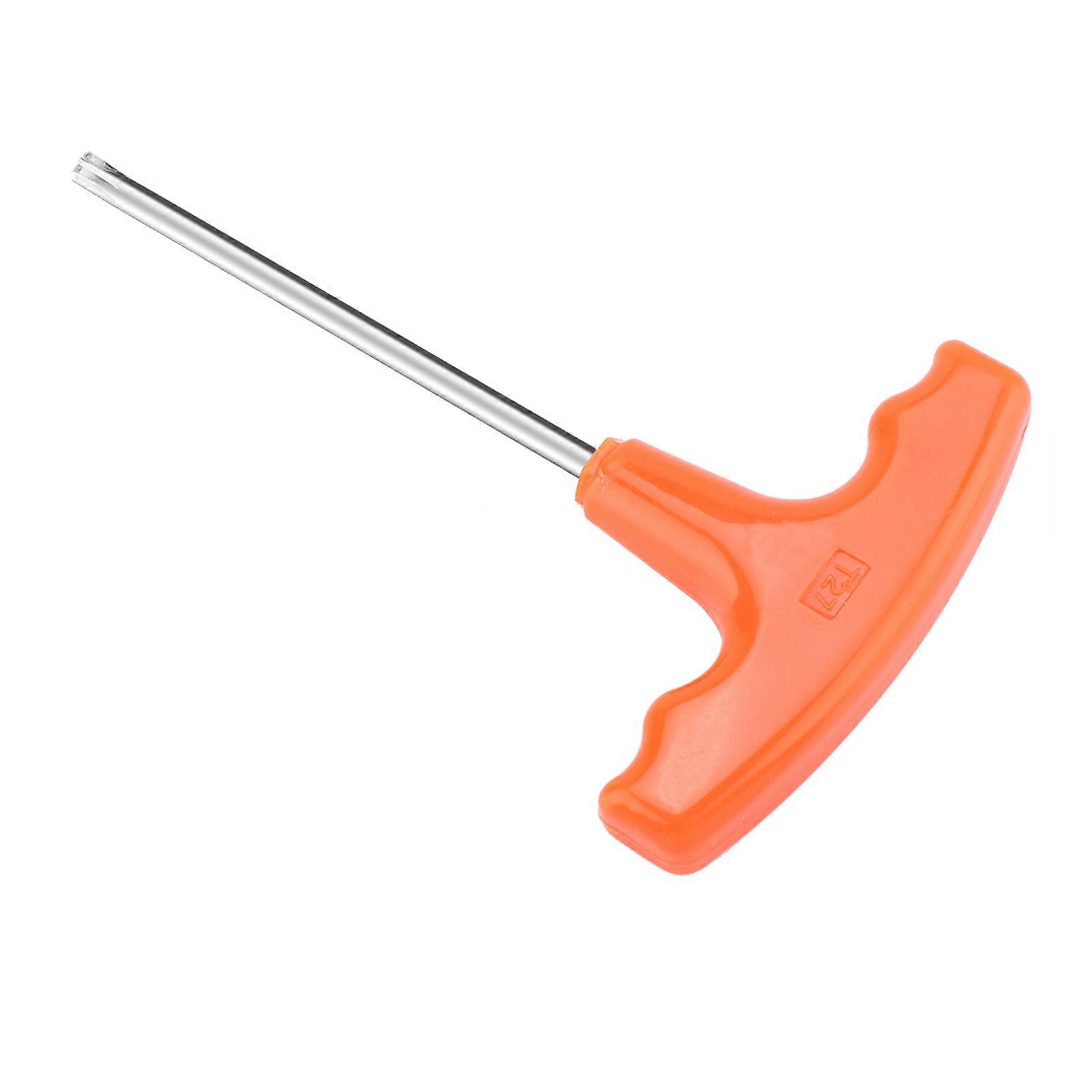 Universal T Handle T27 Torx Driver Screwdriver 15.5cm Metal+Plastic
