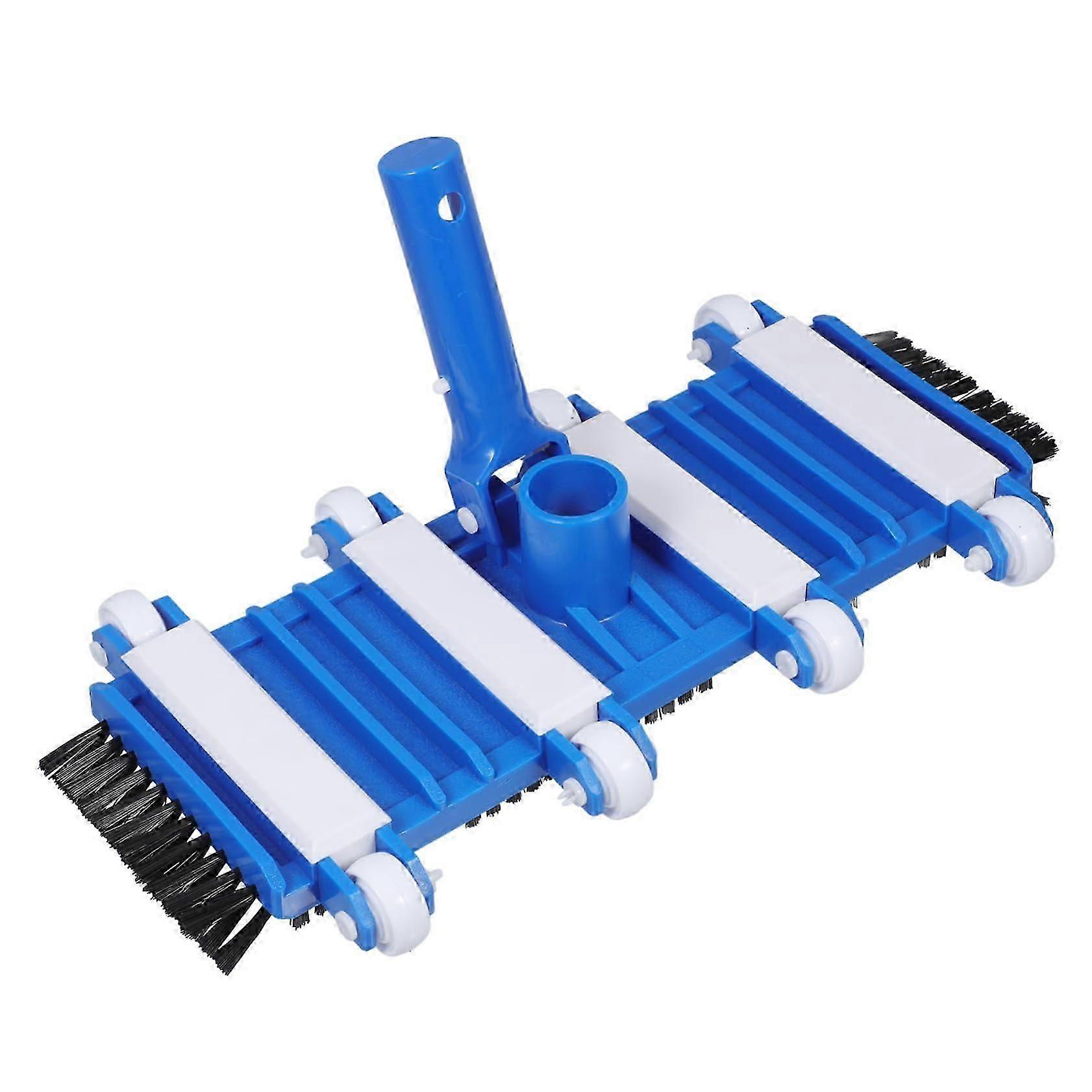 Flexible pool suction head with brush for pool cleaning, durable and detachable for easy maintenance, suitable for...