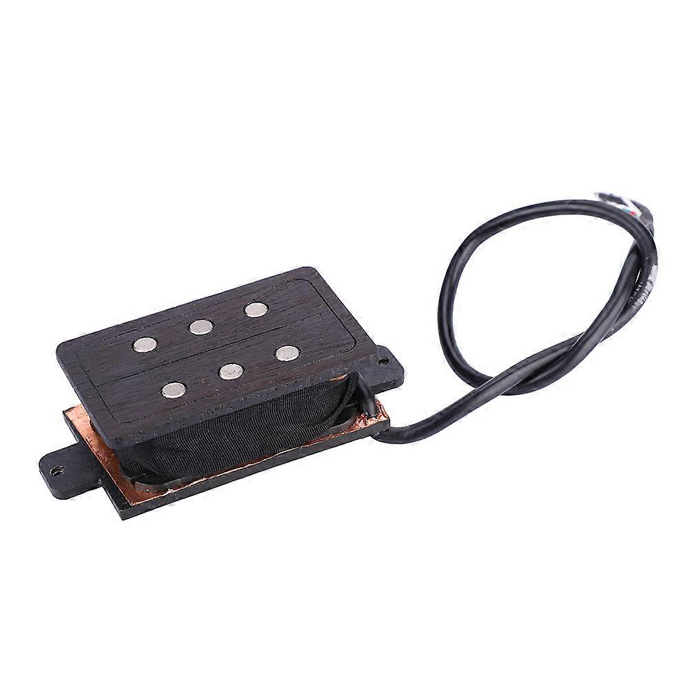 Rosewood Frame 3 String Humbucker Pickup ALNICO V Magnet?for Box Guitar DIY