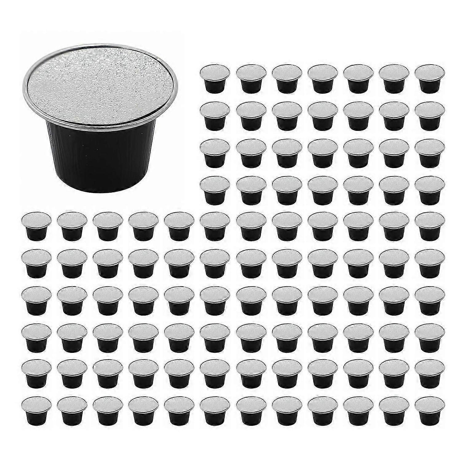 50Sets Refillable Coffee Capsules Cup Disposable Coffee Supplies