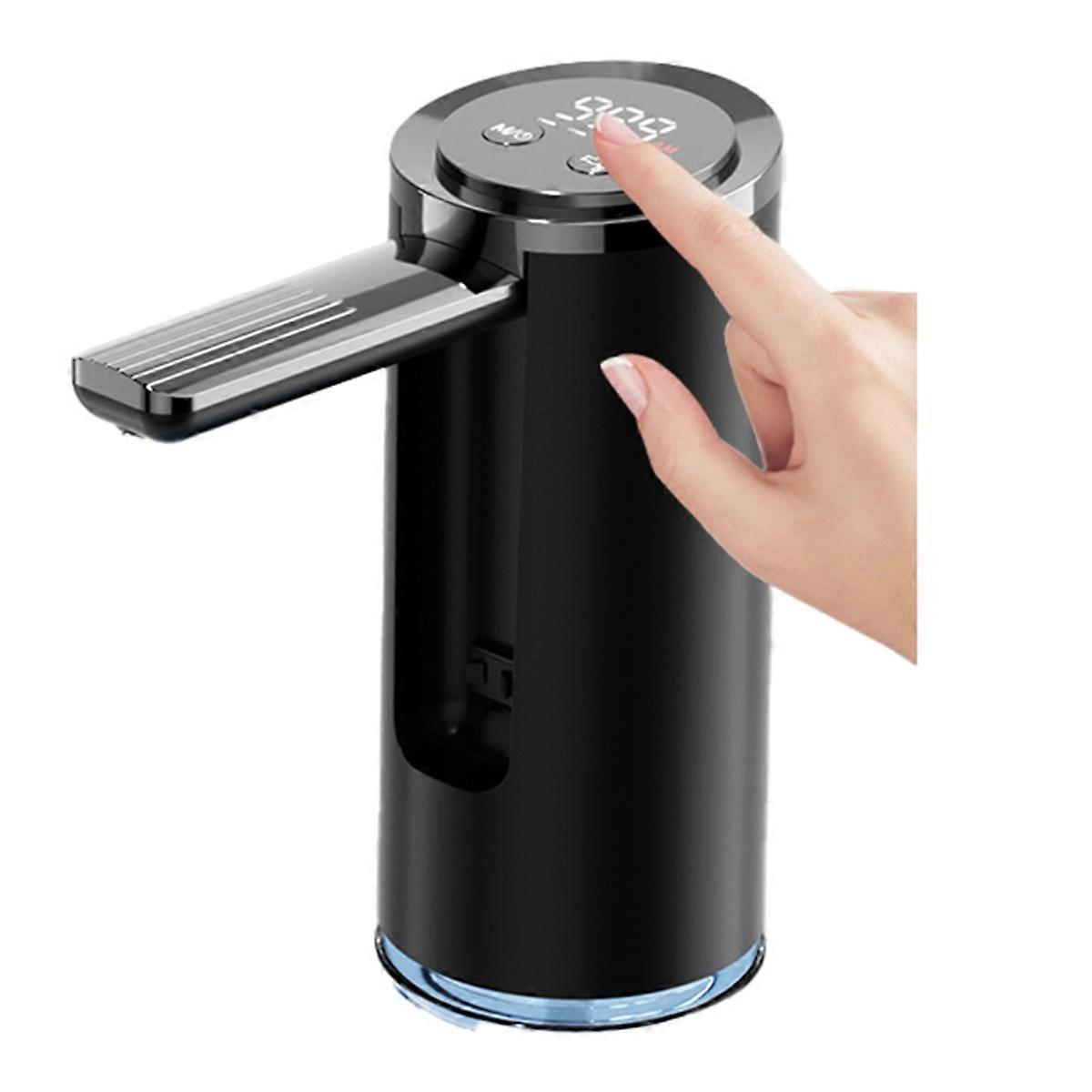 Smart LED Display Water Pump with 3-Touch Quantitative Settings USB Rechargeable Folding Water Pump for Home,Travel