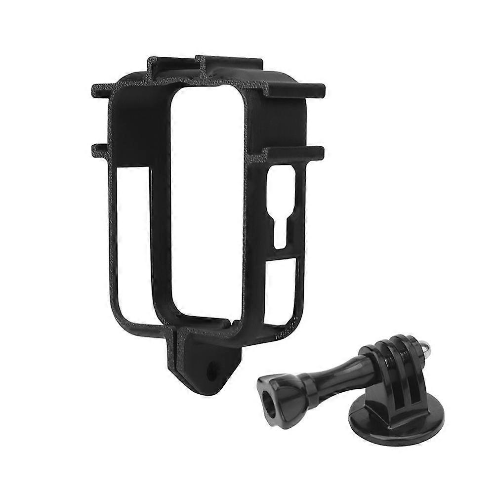 For DJI OSMO 360 Panoramic Camera Expansion Frame Scratch-Resistant Drop-Proof Quick-Release Protective Frame (1x Extension Cold Shoe Frame-Black)