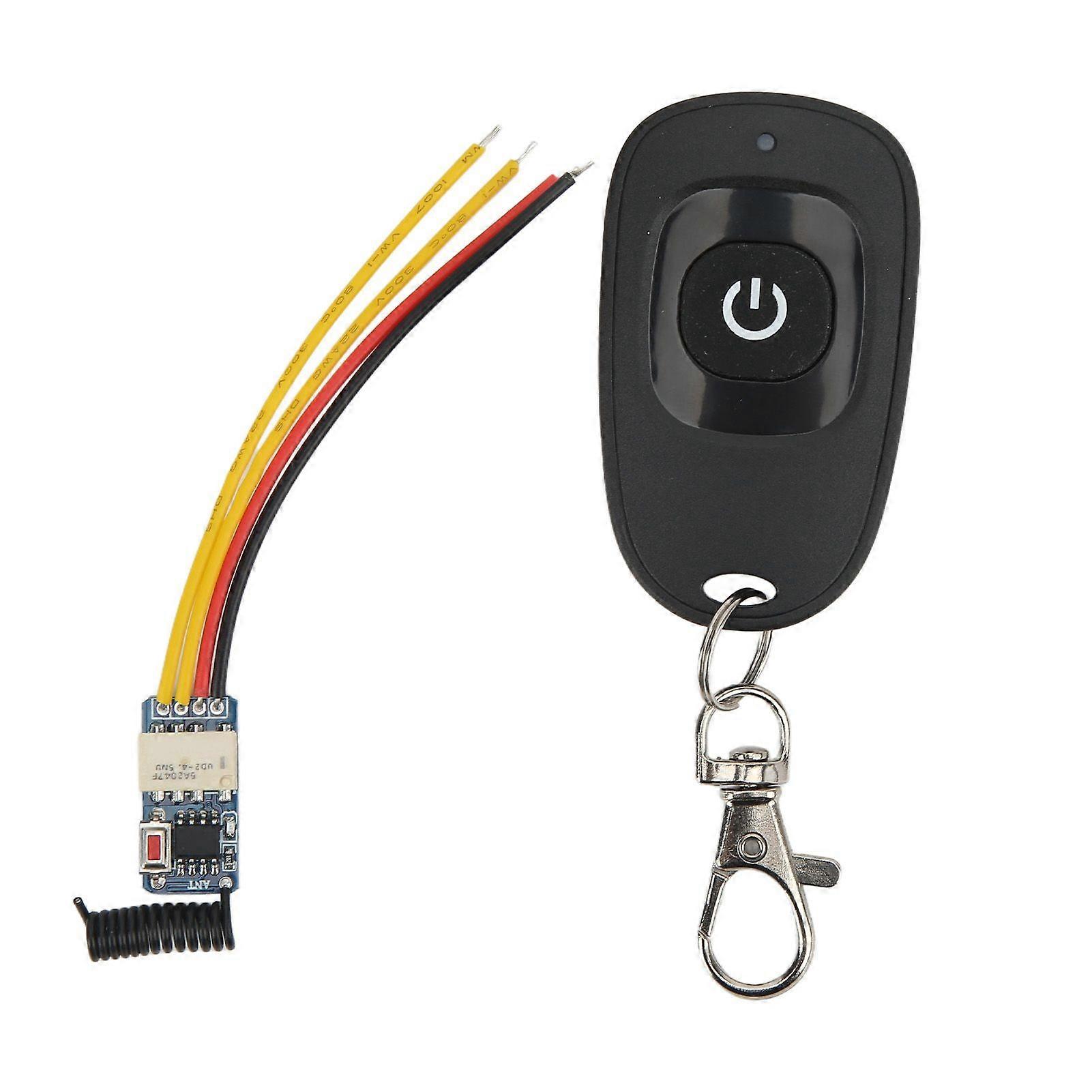 Mini Size Relay Remote Control Switch 433.92Mhz with Delay Transmitter Receiver DC3.5V12V