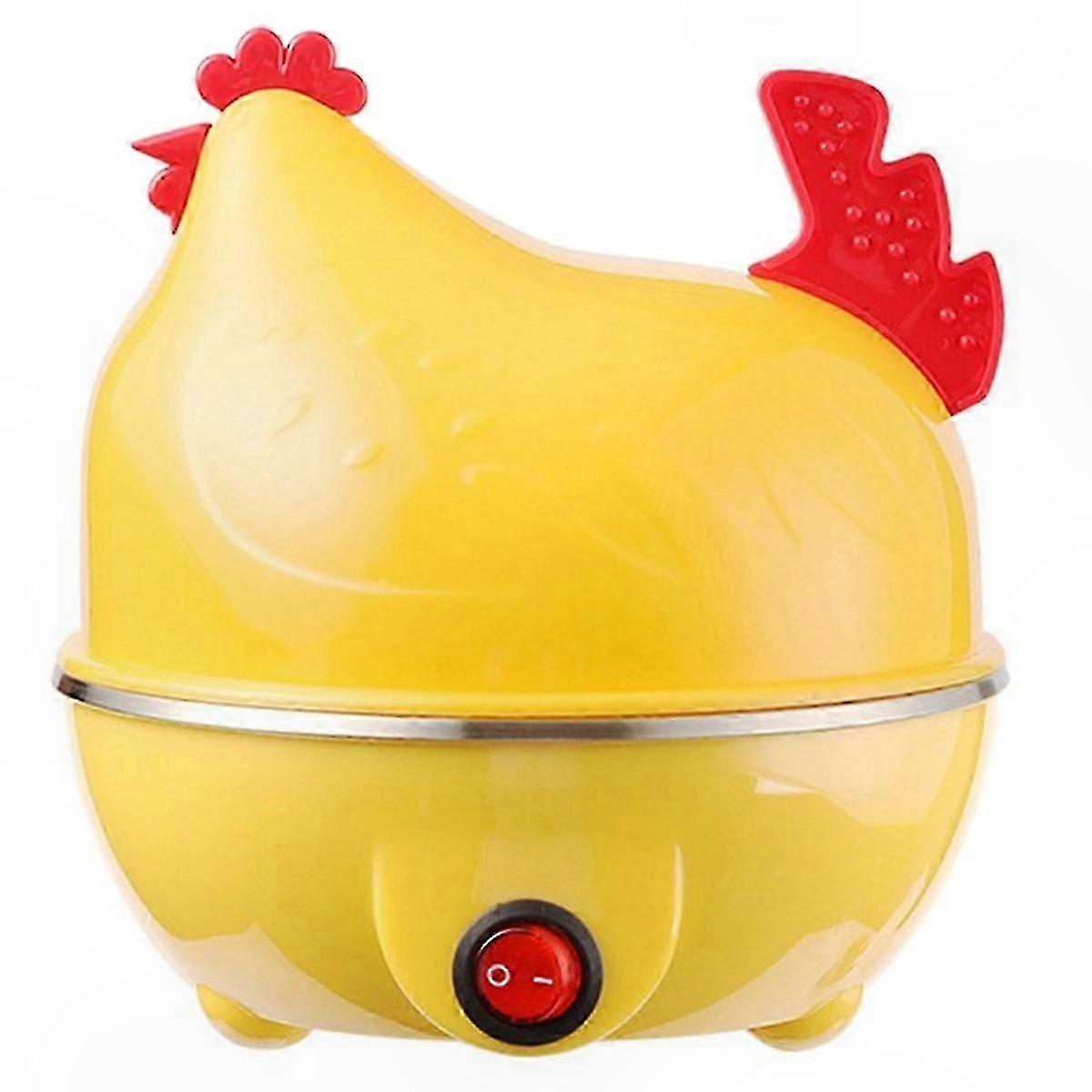 Electric Egg Cooker with Steaming Function, Auto Shut-Off Feature, EU Plug Included
