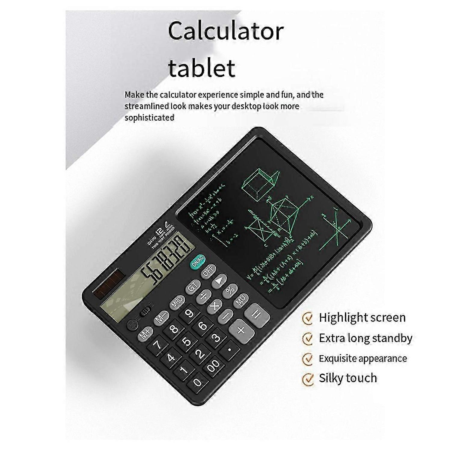 ZH70 Handwriting Tablet Desktop Calculator Financial Accounting Calculator Office Writing Draft Memo Handwriting Tablet