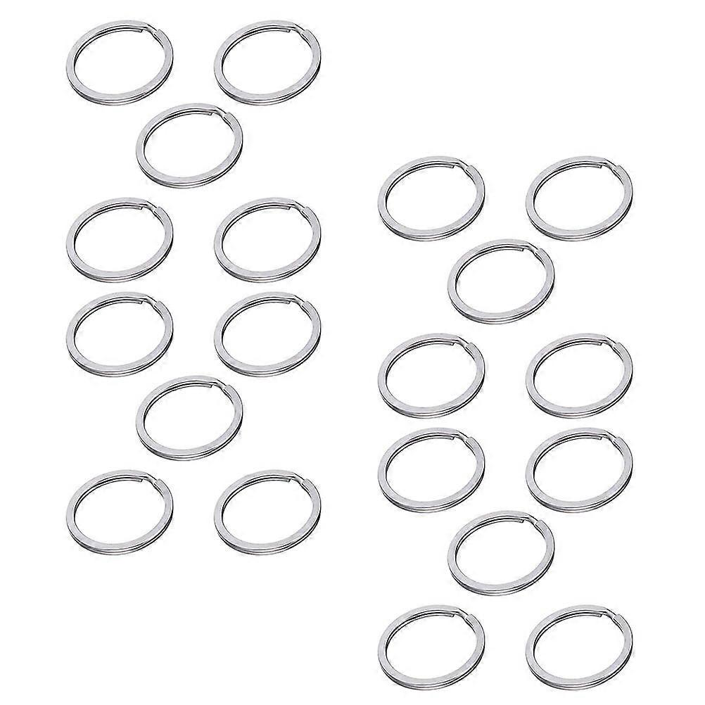 Key Chain Stainless Steel Keychain Buckle with 50Pcs for Bag Use