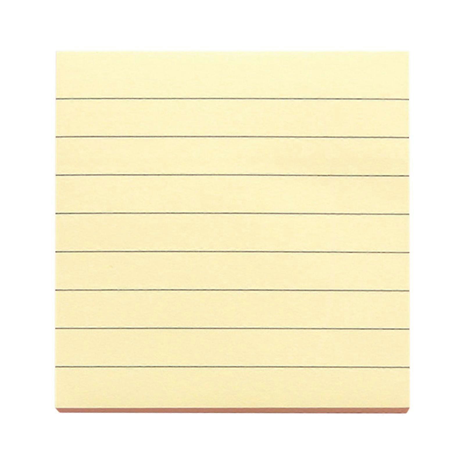 Lined Sticky Notes Pastel Ruled Post Stickies It Super Sticking Power Memo Pads Its Strong Adhesive 80 Sheets/pad…