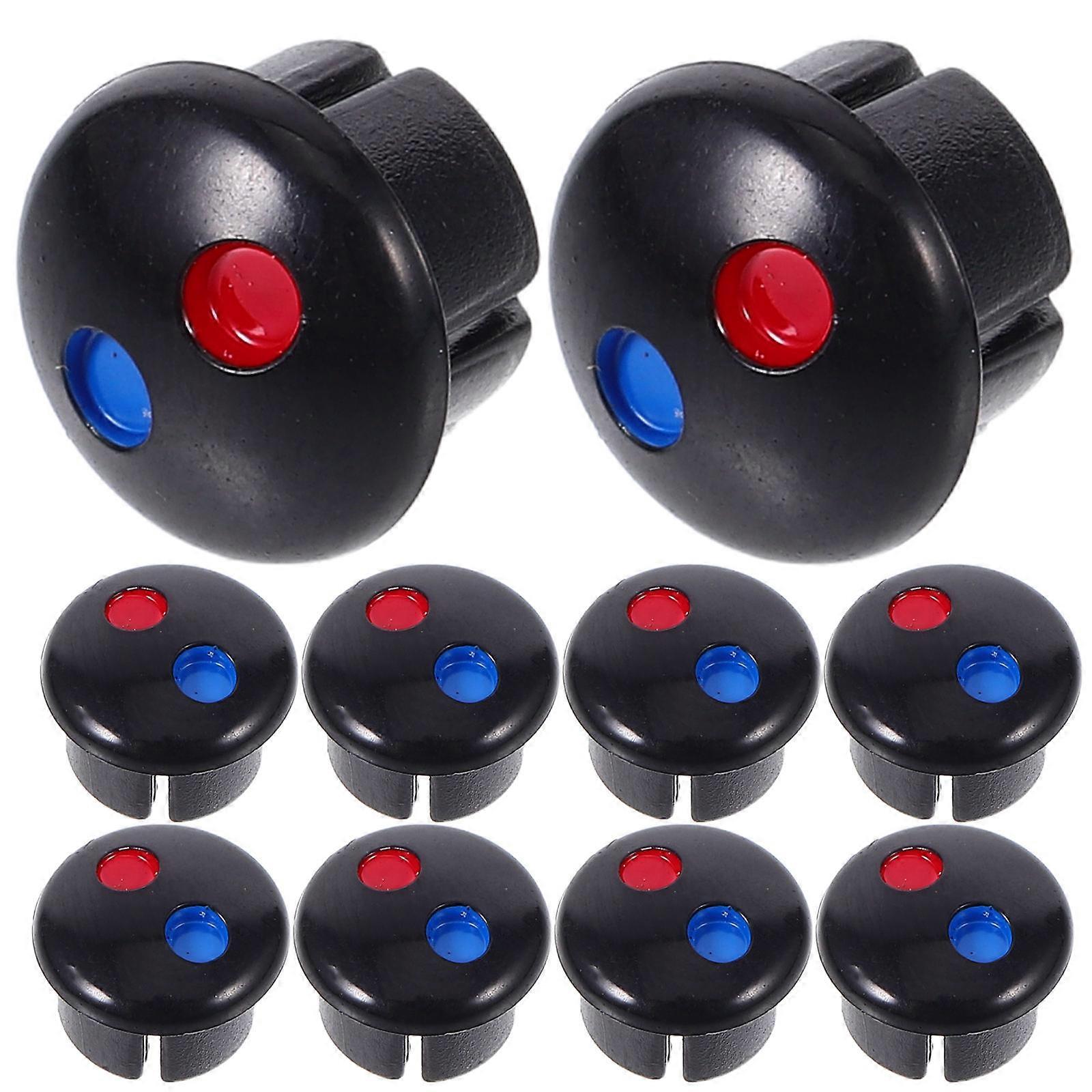 Faucet Handle Part Hot and Cold Water Markers 40Pcs Replacement