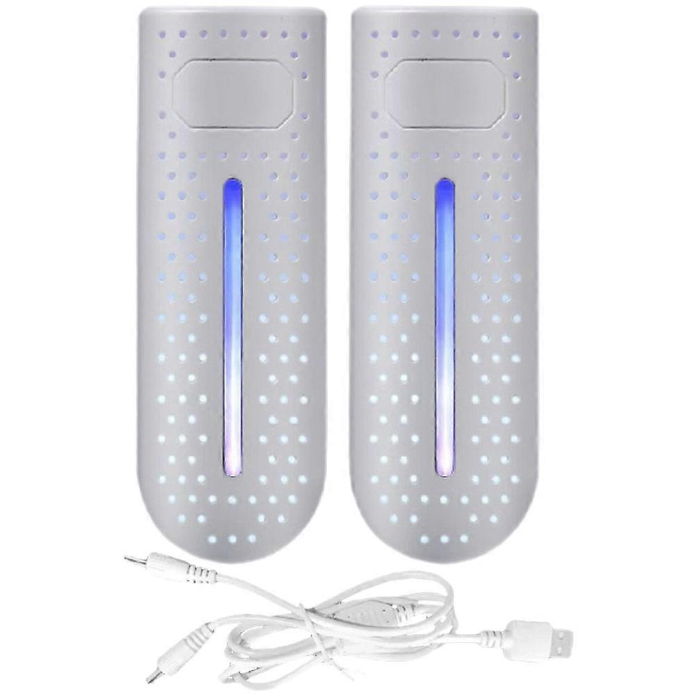 2Pcs Electric Shoes Dryer Machine Perfect For Home Stay Winter Travel Boot Drying Function Rectangular Shape