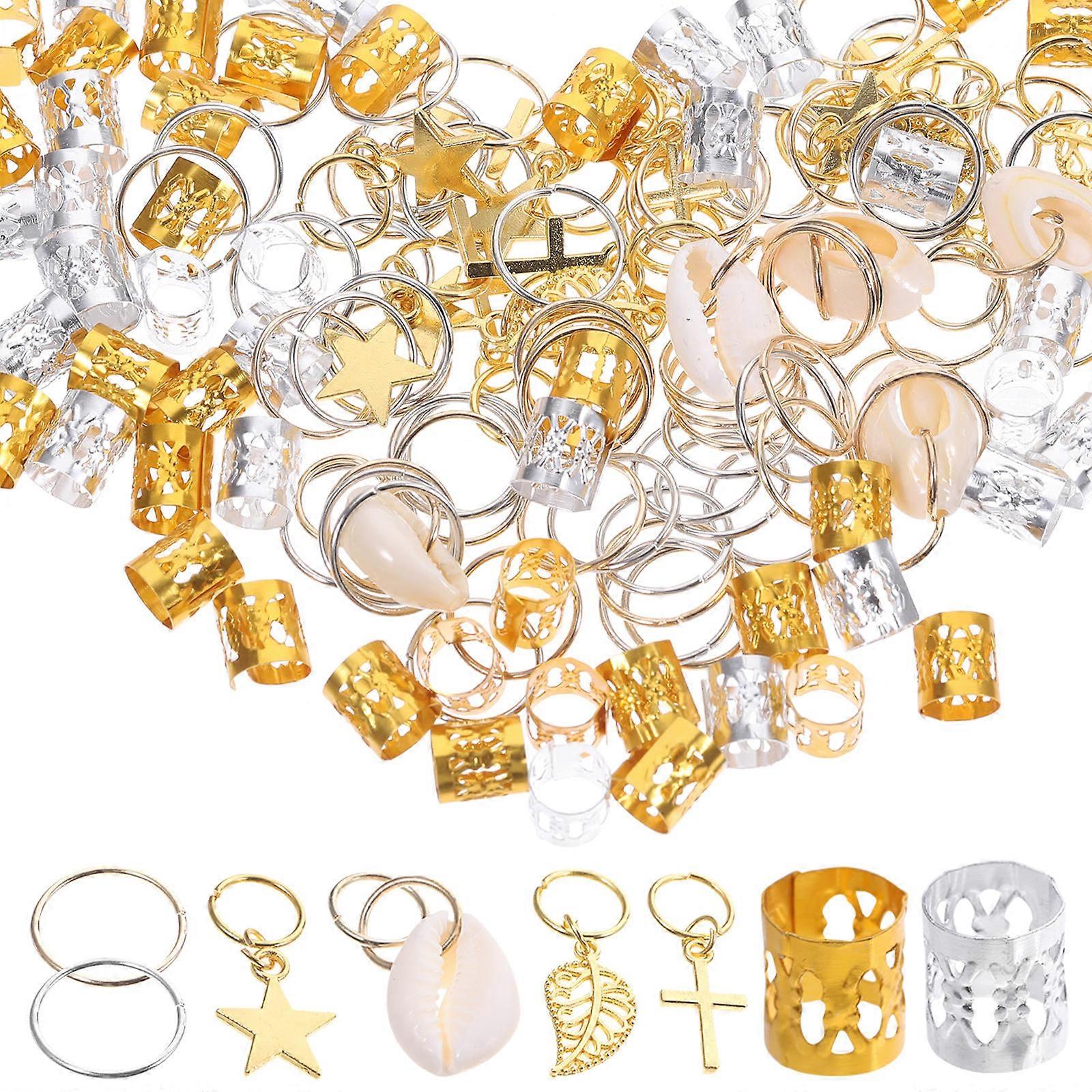 Braids Dread Hair Decoration Beads for Braids with 280Pcs Assorted Color