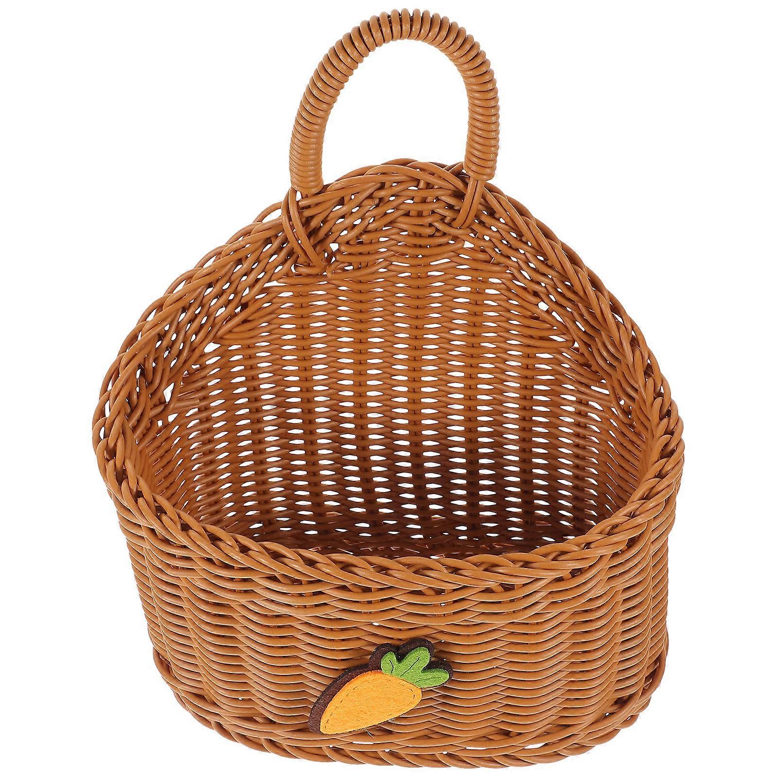 Rectangular Hanging Basket For Home Decoration 24.50X18.50X11.00CM Simple Design 3Pcs