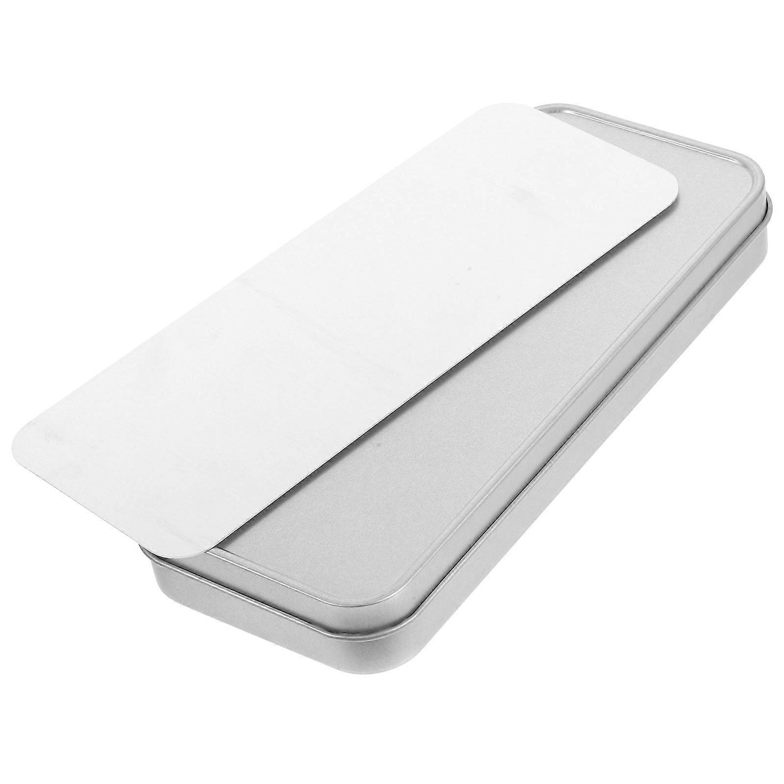 Sublimation Transfer Metal Storage Box With Lid Simple Appearance For Gift Giving 1Set