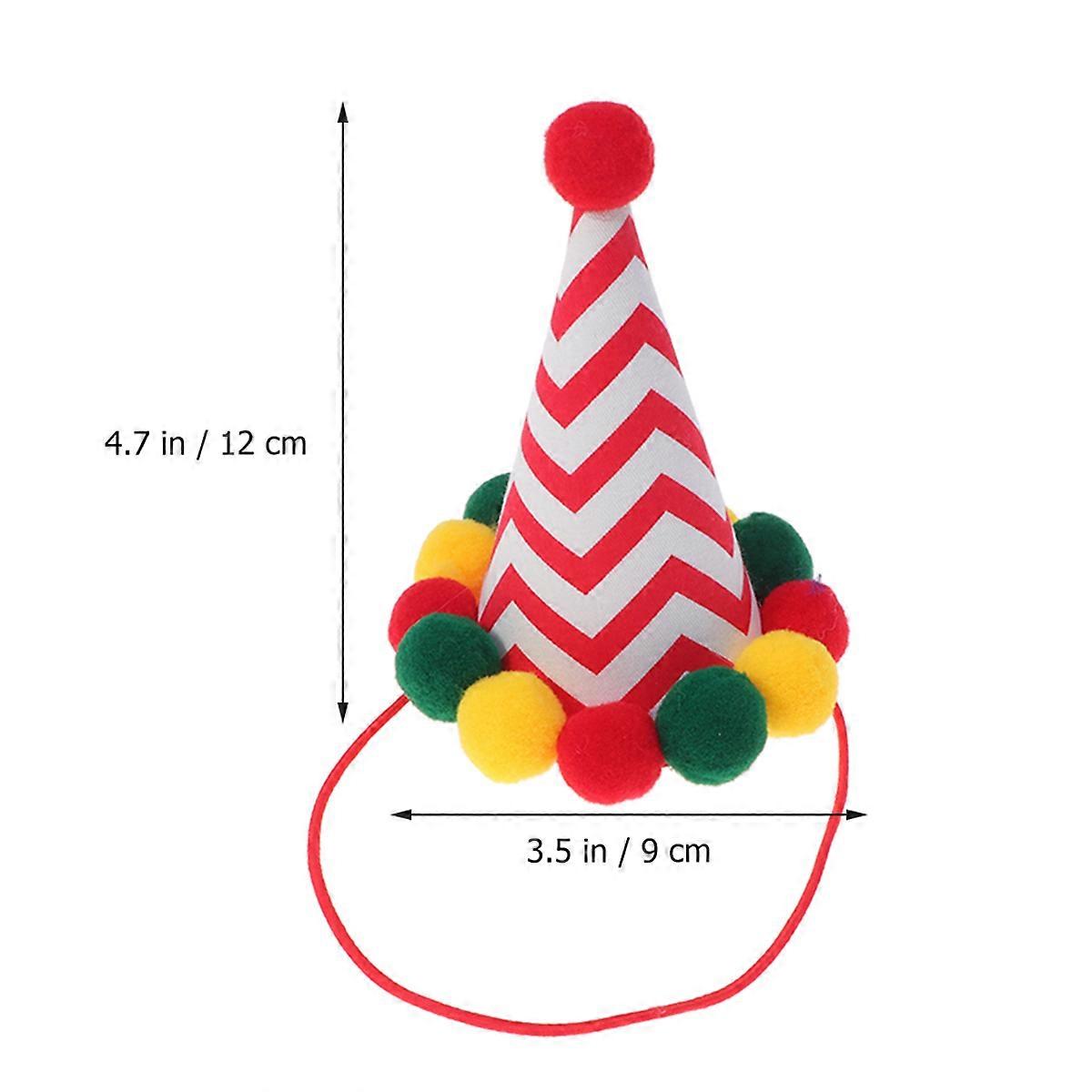 Cone Shaped Pet Hats For Dogs And Cats Photo Prop Pointed Design 1Set