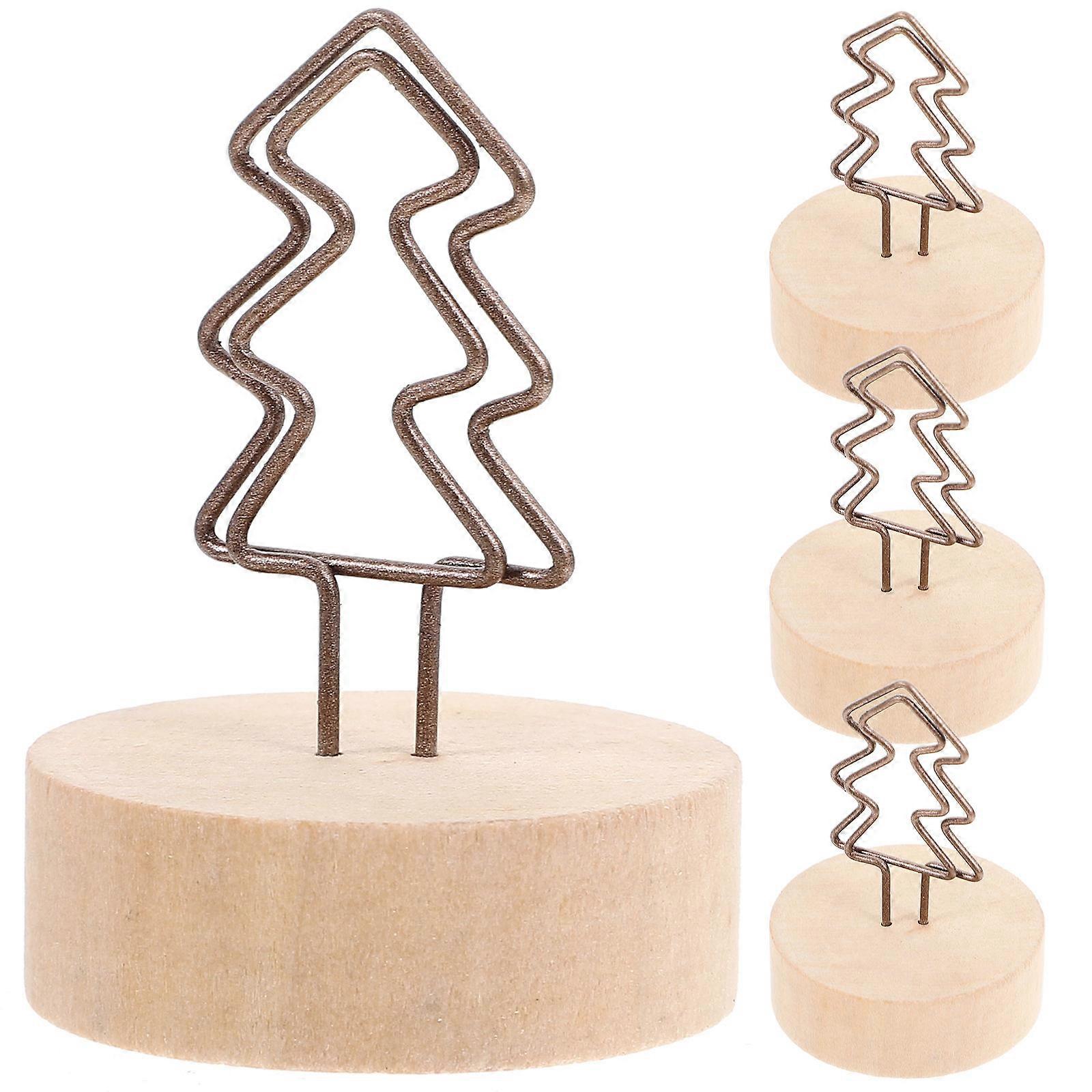 20 Pcs Decorative Picture Holders Table Clips Suitable For Parties General Public Organize Notes Metal