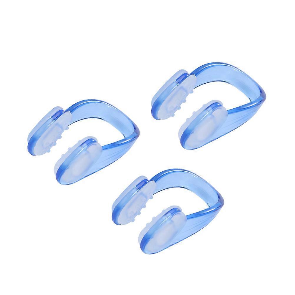 Unisex Swimming Nose Clip Nose Protection for 6Pcs Silicone Blue