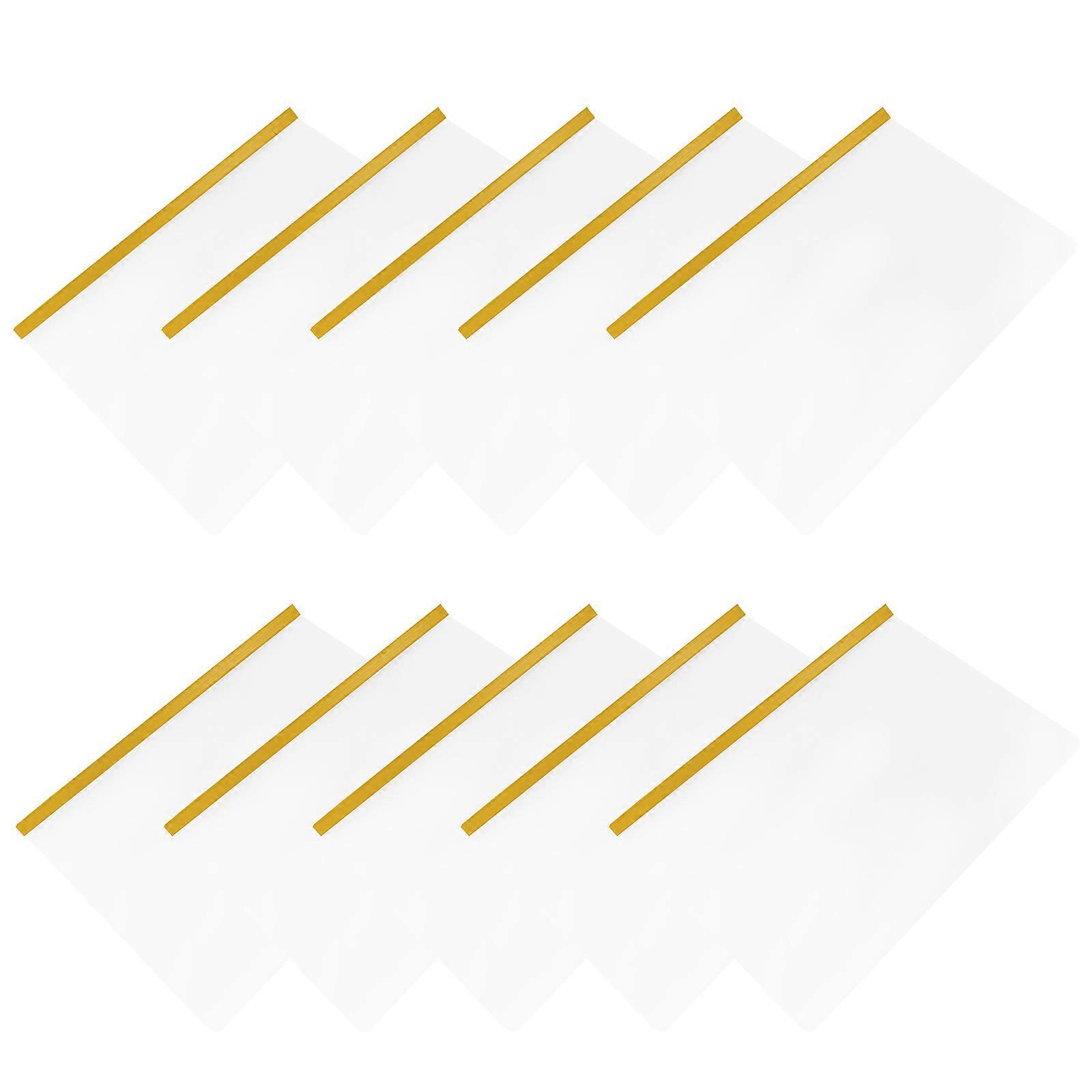 File Organizer Plastic Draw Rod Folders for Documents 20Pcs Set