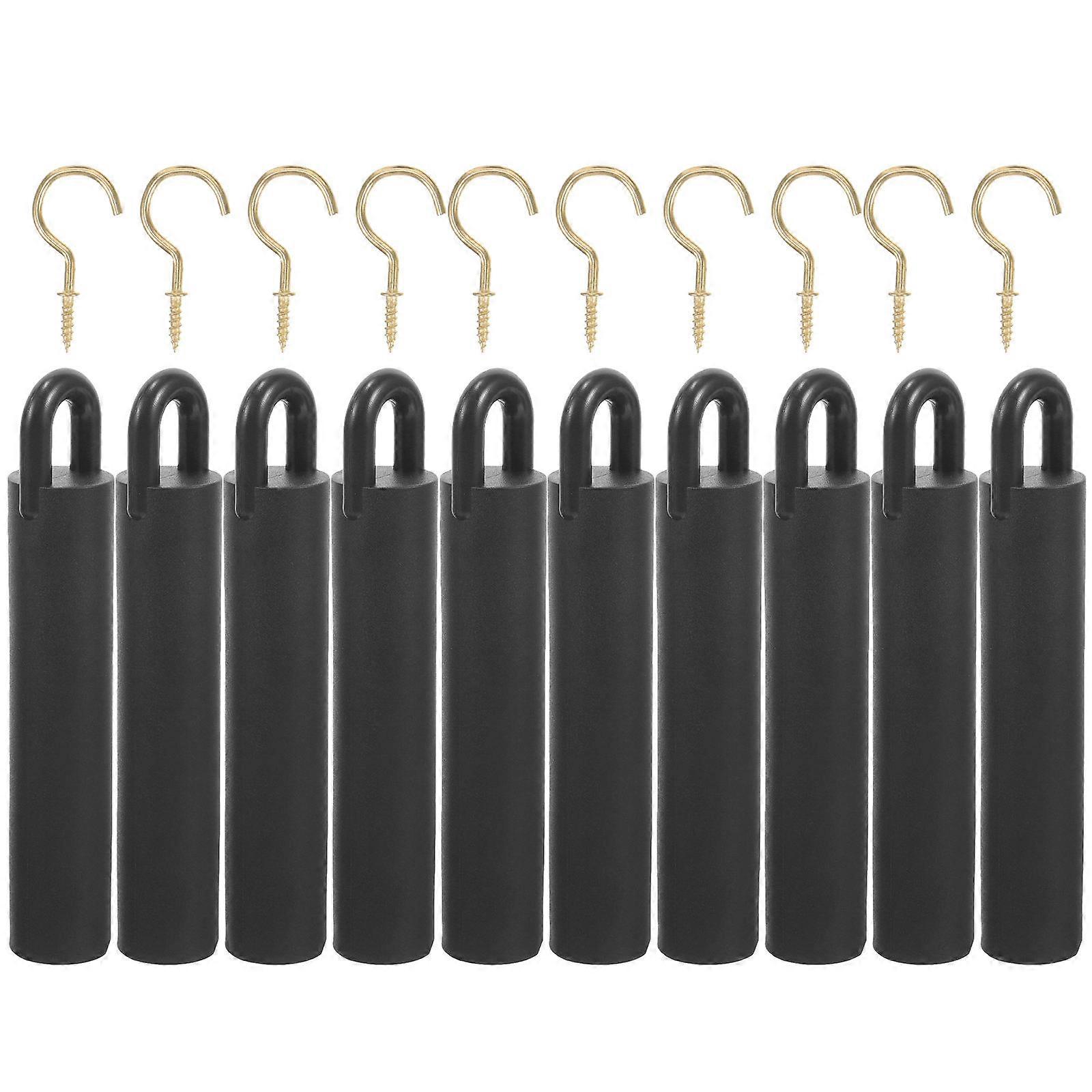 Billiard Cue Hangers 20 Sets Pool Cue Keeping System For Sports Equipment Storage Easy Installation Black