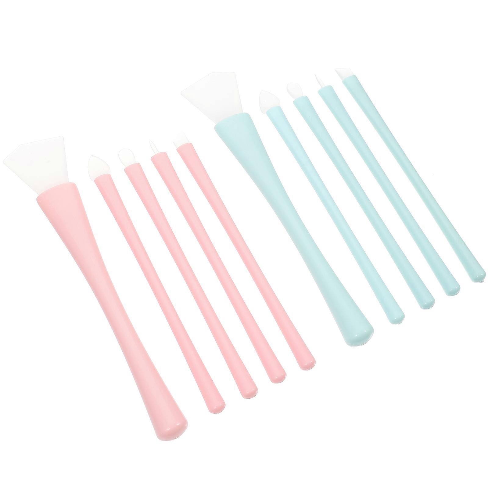 Silicone Makeup Brush Applicator Kit for Beauty Use with 4Sets Included
