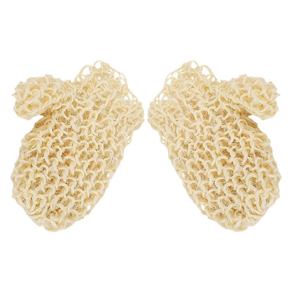 Skin Scrubbing Mittens Exfoliating Glove Sponge For Shower And Bath 7.9X6.3 Inches 4 Pairs Designed For Effective Exfoliation