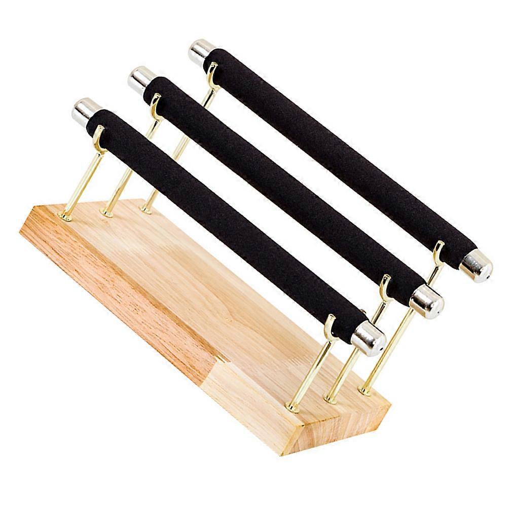 Ring Organizer Ring Holder Wooden Rack for Storage 4Pcs Display Stand