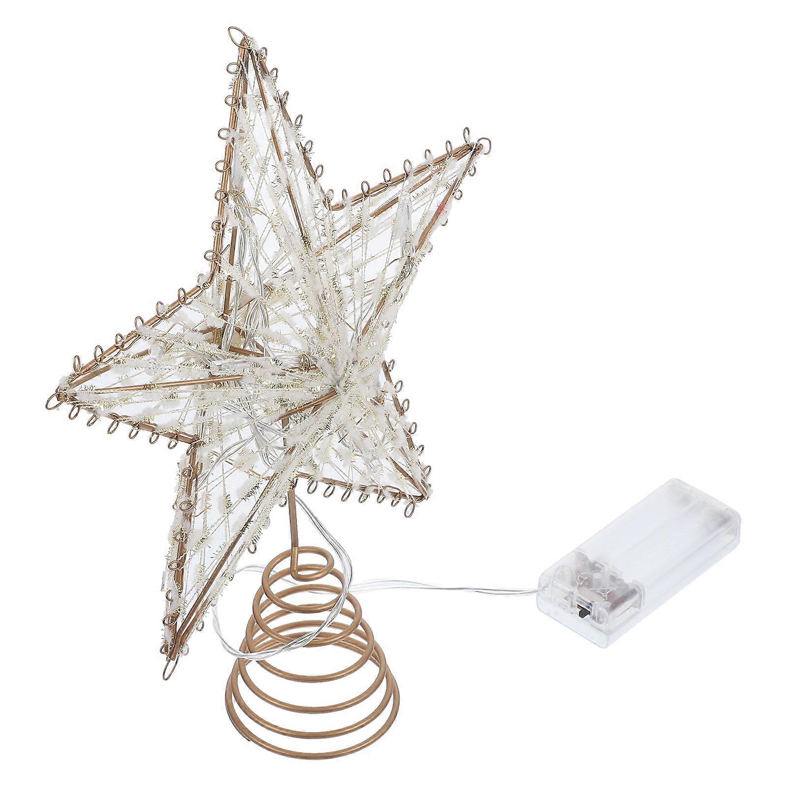 Christmas Tree Topper for Decor with LED Lights