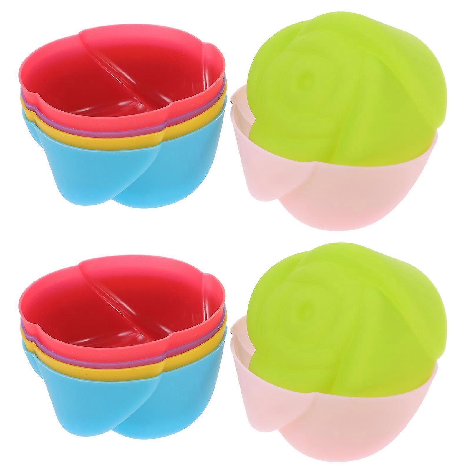 Cupcake Baking Tool Silicone Rose Flower Shape Cake Decorating Mold for 36Pcs