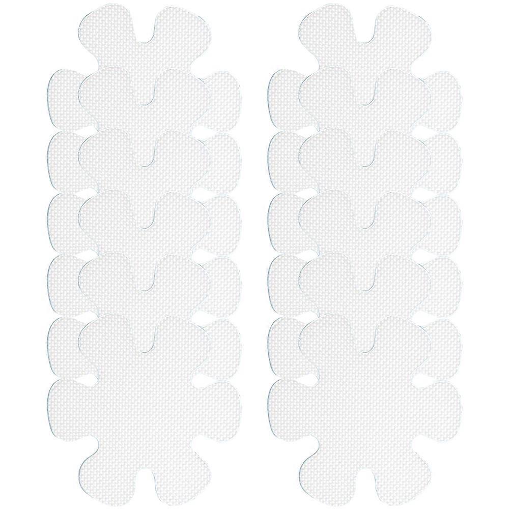 Flower Design Non-Slip Stickers for Bathroom Use 24Pcs Waterproof